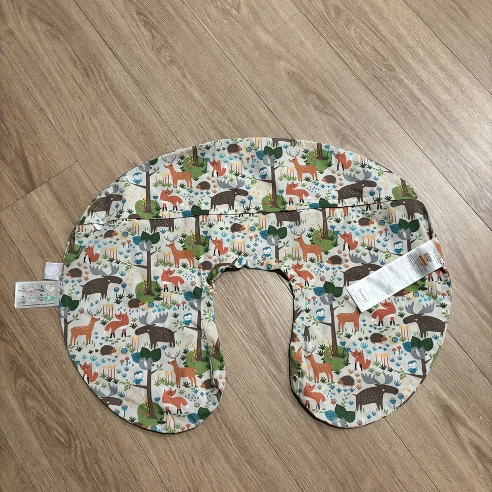 Nursing Pillow Cover in Woodland Animal Print - Kids Accessories